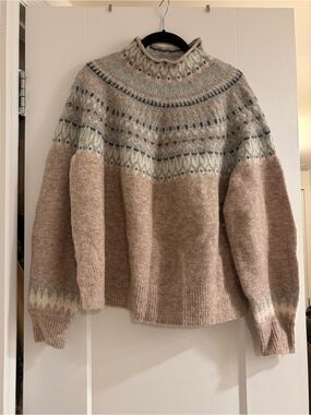 Vineyard Vines Fair Isle mockneck sweater